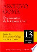 Archivo Gomá. Documentos de la Guerra Civil