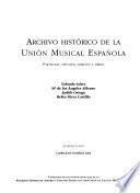 Archivo histórico de la Unión Musical Española