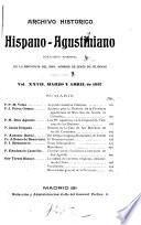 Archivo histórico hispano-agustiniano y boletín oficial de la Provincia del Smo. Nombre de Jesús de Filipinas