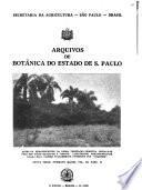 Archivos de botanica do Estado de Saõ Paulo