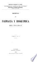 Archivos de farmacia y bioquímica de Tucumán