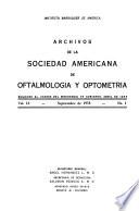 Archivos de la Sociedad Americana de Oftalmología y Optometría