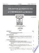 Archivos del Instituto de cardiología de Mexico