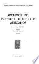 Archivos del Instituto de Estudios Africanos