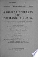 Archivos peruanos de patología y clínica