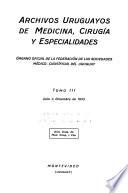 Archivos uruguayos de medicina, cirugía y especialidades