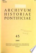 Archivum historiae pontificiae