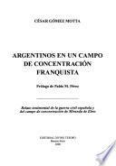 Argentinos en un campo de concentración franquista