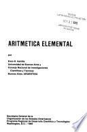 Aritmética elemental
