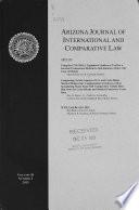 Arizona Journal of International and Comparative Law