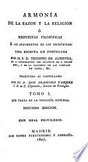 Armonía entre la razón y la religión