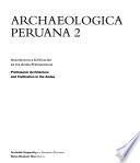 Arquitectura y civilización en los Andes prehispánicos