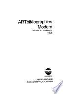 Artbibliographies Modern
