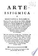 Arte esfigmica ó Semiyotica pulsoria