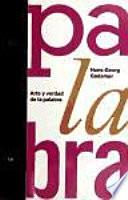 Arte y verdad de la palabra