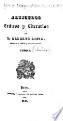 Artículos críticos y literarios, de Alberto Lista