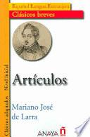 Articulos. Nivel inicial. Per le Scuole superiori