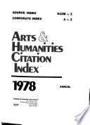 Arts & Humanities Citation Index