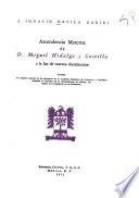 Ascendencia materna de Miguel Hidalgo y Costilla