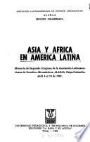 Asia y Africa en América Latina