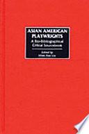 Asian American Playwrights