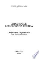 Aspectos de lexicografía teórica