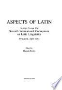 Aspects of Latin