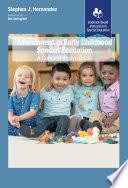 Assessment in Early Childhood Special Education
