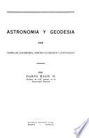 Astronomía y geodesia