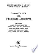 Atribuciones del presidente argentino