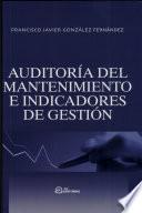 Auditoría del mantenimiento e indicadores de gestión
