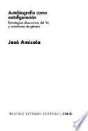 Autobiografía como autofiguración