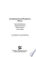 Autobiografías de filósofos y poetas