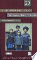 Autonomía étnica en China