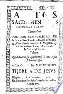 Autos sacramen[tales], historiales y aleg[oricos]