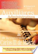 Auxiliares Administrativos de la Universidad Carlos Iii de Madrid. Temario Volumen Ii.e-book.