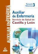 Auxiliares de Enfermeria Del Servicio de Salud de Castilla Y Leon Temario Volumen Iii E-book