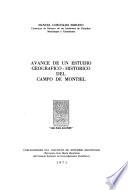 Avance de un estudio geográfico-histórico del campo de Montiel