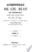Aventuras de Gil Blas de Santillana: Aventures de Gil Blas de Santillana