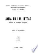 Avila en las letras