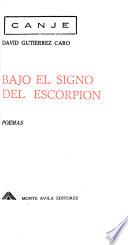 Bajo el signo del escorpión