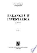 Balances e inventarios: Teoría general. Ordenamientos. Valuaciones. Depreciaciones. Balance mensual del resultadas