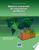 Balanza comercial de mercancías de México. Anuario estadístico. Exportación en pesos. enero-junio 2012