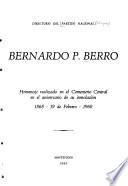 Bernardo P. Berro