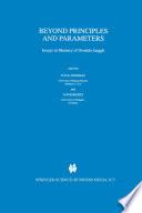 Beyond Principles and Parameters