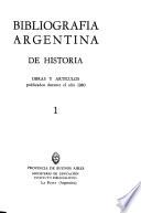 Bibliografía argentina de historia
