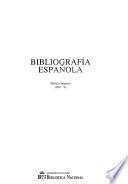 Bibliografía española