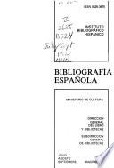 Bibliografía española