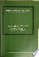 Bibliografía española