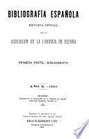 Bibliografía española